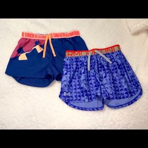 Bundle Girls Purple Under Armour Soccer Shorts